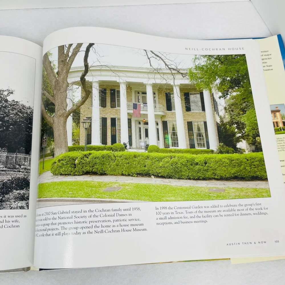Austin Then and Now William Dylan Powell Hardcover Texas Hist Photography Book
